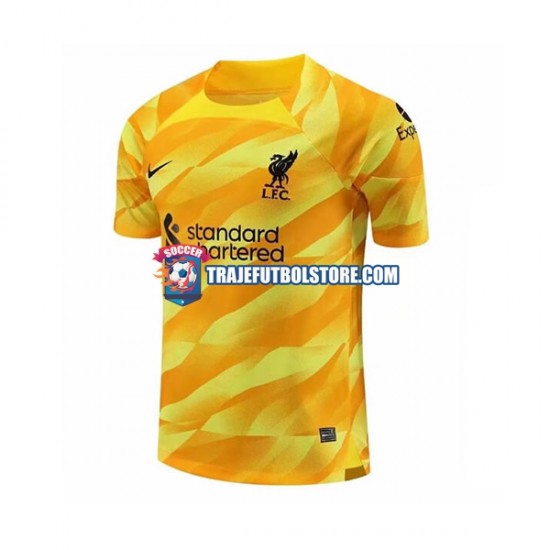 Camiseta 3ª Liverpool Portero Hombre 2023-2024 Manga Corta