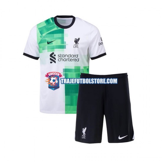 Camiseta 2ª Liverpool Niño 2023-2024 Manga Corta