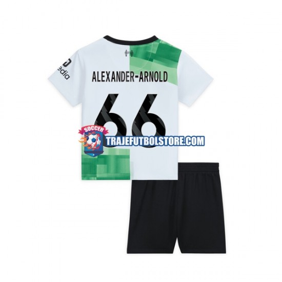 Camiseta 2ª Liverpool Trent Alexander-Arnold 66 Niño 2023-2024 Manga Corta