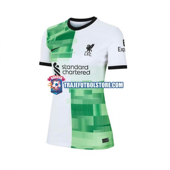 Camiseta 2ª Liverpool Mujer 2023-2024 Manga Corta