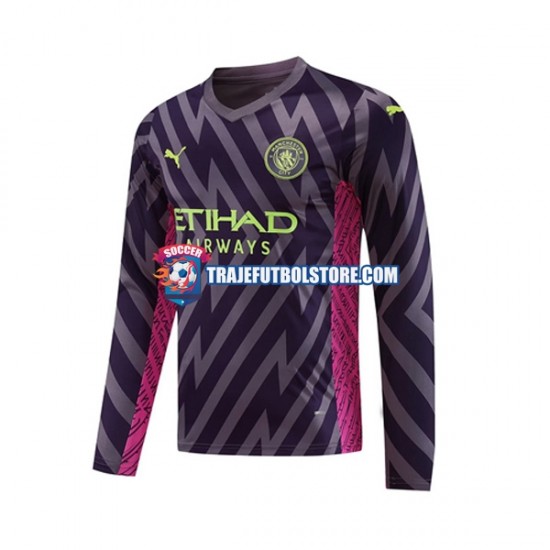 Camiseta 2ª Manchester City Portero Hombre 2023-2024 ML