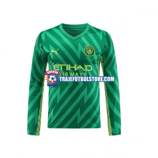 Camiseta 1ª Manchester City Portero Hombre 2023-2024 ML