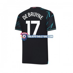 Camiseta 3ª Manchester City Kevin De Bruyne 17 Hombre 2023-2024 Manga Corta