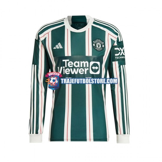 Camiseta 2ª Manchester United Hombre 2023-2024 ML