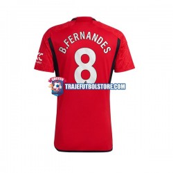 Camiseta 1ª Manchester United B.Fernandes 8 Hombre 2023-2024 Manga Corta