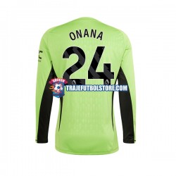 Camiseta 1ª Manchester United Andre Onana 24 Portero Hombre 2023-2024 ML