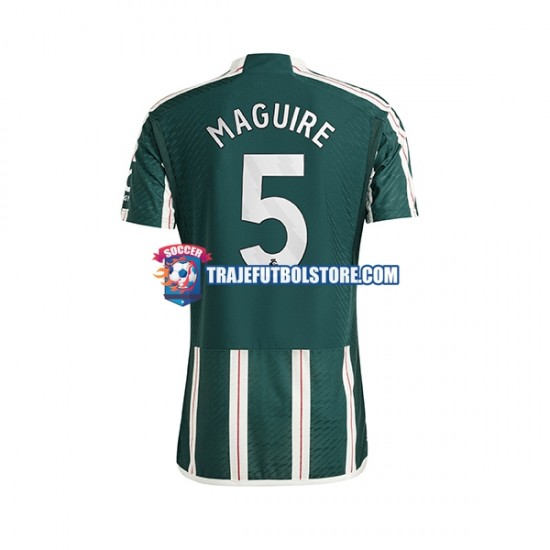 Camiseta 2ª Manchester United Harry Maguire 5 Hombre 2023-2024 Manga Corta