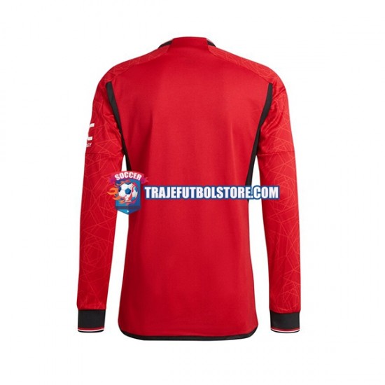 Camiseta 1ª Manchester United Hombre 2023-2024 ML