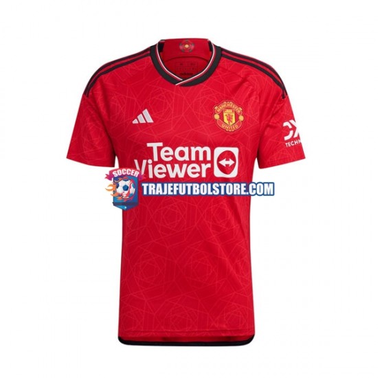 Camiseta 1ª Manchester United Hombre 2023-2024 Manga Corta
