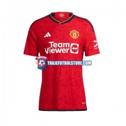 Camiseta 1ª Manchester United Mujer 2023-2024 Manga Corta