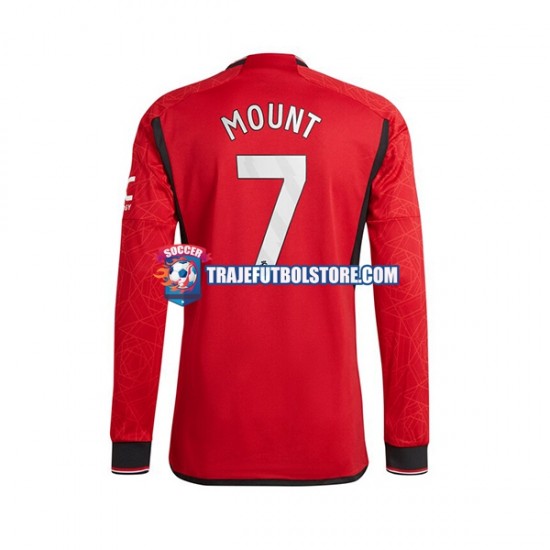 Camiseta 1ª Manchester United Mount 7 Hombre 2023-2024 ML