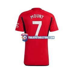 Camiseta 1ª Manchester United Mount 7 Hombre 2023-2024 Manga Corta