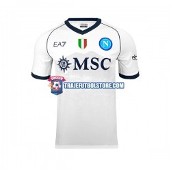 Camiseta 2ª Napoli Khvicha Kvaratskhelia 77 Hombre 2023-2024 Manga Corta