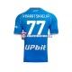 Camiseta 1ª Napoli Khvicha Kvaratskhelia 77 Hombre 2023-2024 Manga Corta