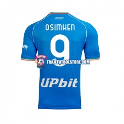 Camiseta 1ª Napoli OSIMHEN 9 Hombre 2023-2024 Manga Corta