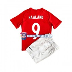 Camiseta 1ª Noruega HAALAND 9 Niño 2022 Manga Corta