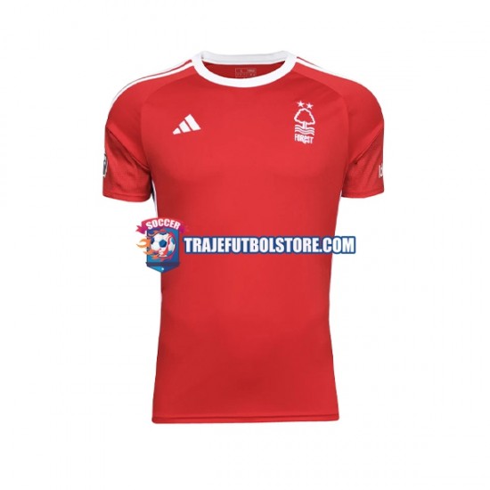 Camiseta 1ª Nottingham Forest Hombre 2023-2024 Manga Corta