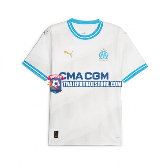 Camiseta 1ª Olympique de Marsella Hombre 2023-2024 Manga Corta