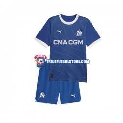 Camiseta 2ª Olympique de Marsella Niño 2023-2024 Manga Corta