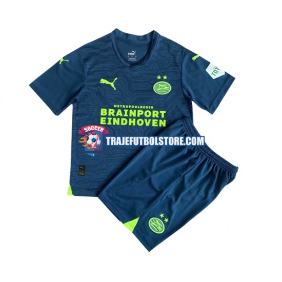 Camiseta 3ª PSV Eindhoven Niño 2023-2024 Manga Corta