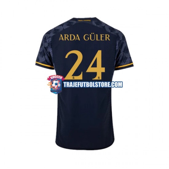 Camiseta 2ª Real Madrid Arda Guler 24 Hombre 2023-2024 Manga Corta