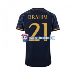 Camiseta 2ª Real Madrid Brahim Diaz 21 Hombre 2023-2024 Manga Corta