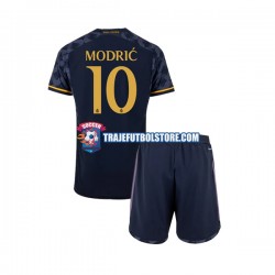 Camiseta 2ª Real Madrid Modrić Luka 10 Niño 2023-2024 Manga Corta