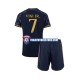 Camiseta 2ª Real Madrid Vinicius Junior 7 Niño 2023-2024 Manga Corta