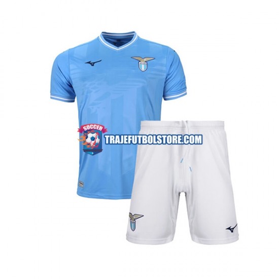 Camiseta 1ª SS Lazio Niño 2023-2024 Manga Corta