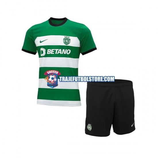 Camiseta 1ª Sporting CP Niño 2023-2024 Manga Corta
