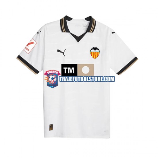 Camiseta 1ª Valencia CF Hombre 2023-2024 Manga Corta