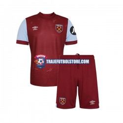 Camiseta 1ª West Ham United Niño 2023-2024 Manga Corta