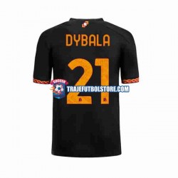 Camiseta 3ª AS Roma Paulo Dybala 21 Hombre 2023-2024 Manga Corta