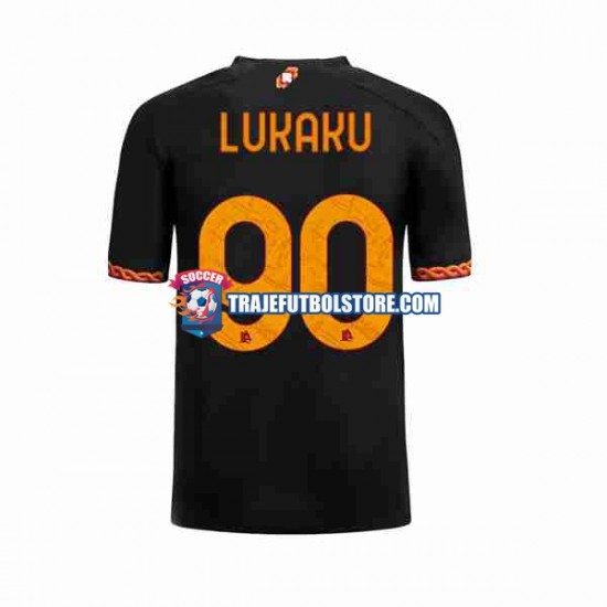 Camiseta 3ª AS Roma Romelu Lukaku 90 Hombre 2023-2024 Manga Corta