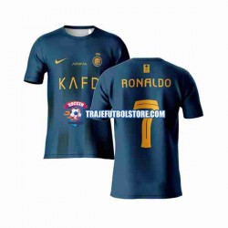 Camiseta 2ª Al-Nassr Ronaldo 7 Hombre 2023-2024 Manga Corta