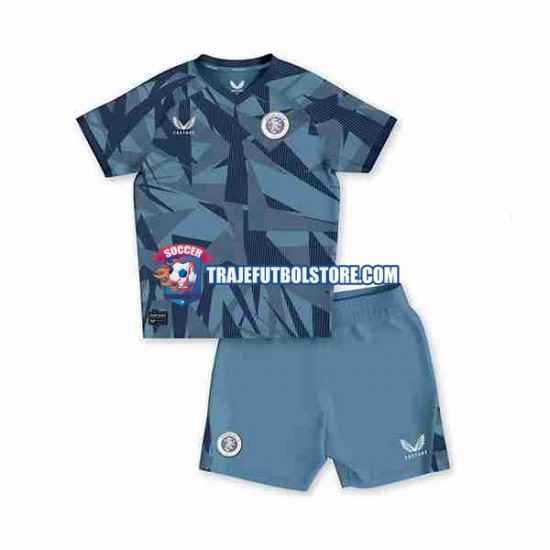 Camiseta 3ª Aston Villa Niño 2023-2024 Manga Corta