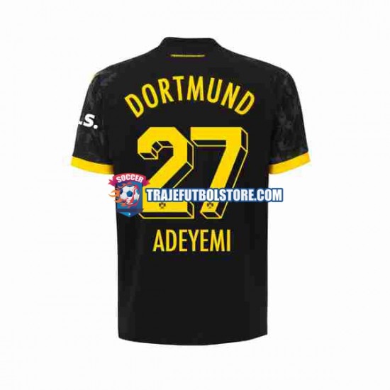 Camiseta 2ª Borussia Dortmund Karim Adeyemi 27 Hombre 2023-2024 Manga Corta