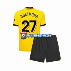 Camiseta 1ª Borussia Dortmund Karim Adeyemi 27 Niño 2023-2024 Manga Corta