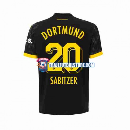 Camiseta 2ª Borussia Dortmund Marcel Sabitzer 20 Hombre 2023-2024 Manga Corta