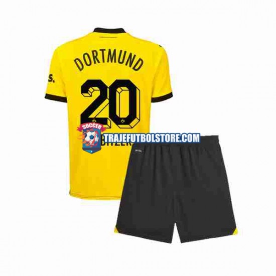 Camiseta 1ª Borussia Dortmund Marcel Sabitzer 20 Niño 2023-2024 Manga Corta