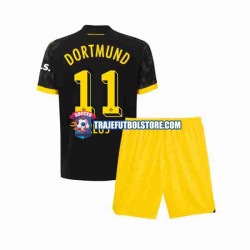 Camiseta 2ª Borussia Dortmund Marco Reus 11 Niño 2023-2024 Manga Corta