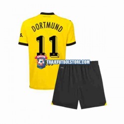 Camiseta 1ª Borussia Dortmund Marco Reus 11 Niño 2023-2024 Manga Corta