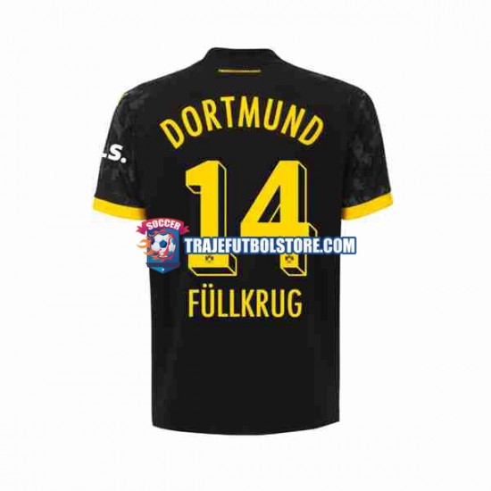 Camiseta 2ª Borussia Dortmund Niclas Fullkrug 14 Hombre 2023-2024 Manga Corta
