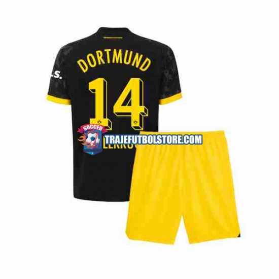 Camiseta 2ª Borussia Dortmund Niclas Fullkrug 14 Niño 2023-2024 Manga Corta