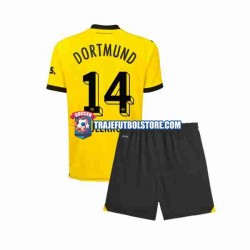 Camiseta 1ª Borussia Dortmund Niclas Fullkrug 14 Niño 2023-2024 Manga Corta