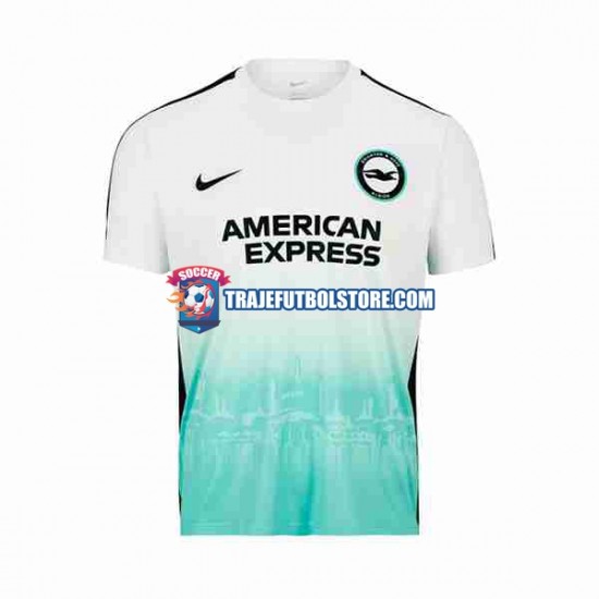 Camiseta 3ª Brighton Hove Albion Hombre 2023-2024 Manga Corta