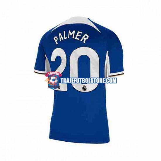 Camiseta 1ª Chelsea Cole Palmer 20 Hombre 2023-2024 Manga Corta