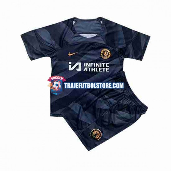 Camiseta 1ª Chelsea Portero Niño 2023-2024 Manga Corta