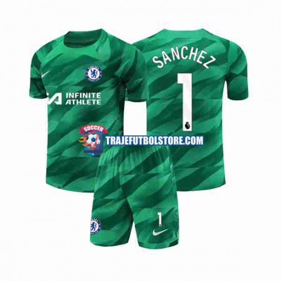 Camiseta 3ª Chelsea Robert Sanchez 1 Portero Niño 2023-2024 Manga Corta
