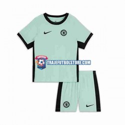 Camiseta 3ª Chelsea Niño 2023-2024 Manga Corta